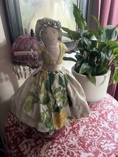 Vintage Handmade Topsy Turvy Rag Doll Flip Doll