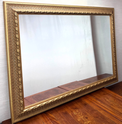 Large gold gilt wall mirror - large,