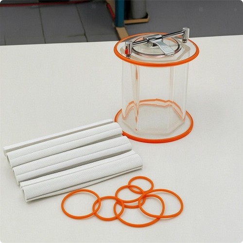 Acrylic rotary tumbler - tumbler, barrel