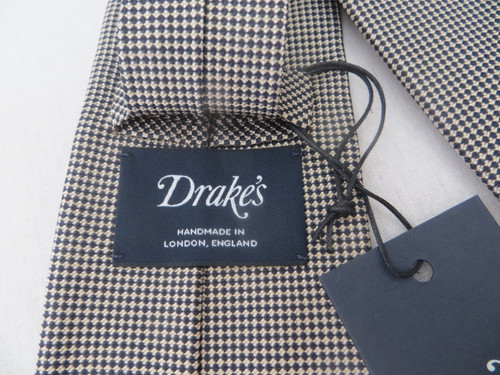 Drake brown dog tooth - brown,