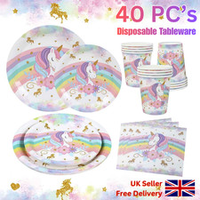 Rainbow Unicorn Party Supplies