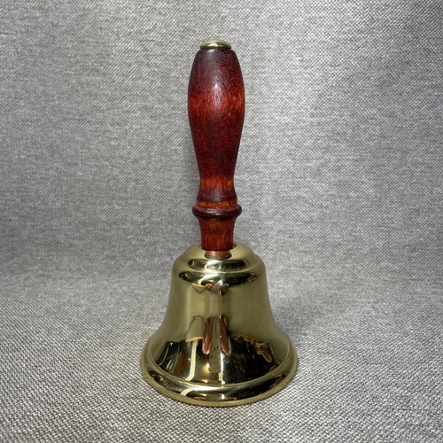Vtg brass bell - brass, 5.5