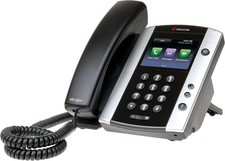 NEW POLYCOM VVX 500 HD Business Media IP Desk Phone In Silver/Black (No PSU)-Z03