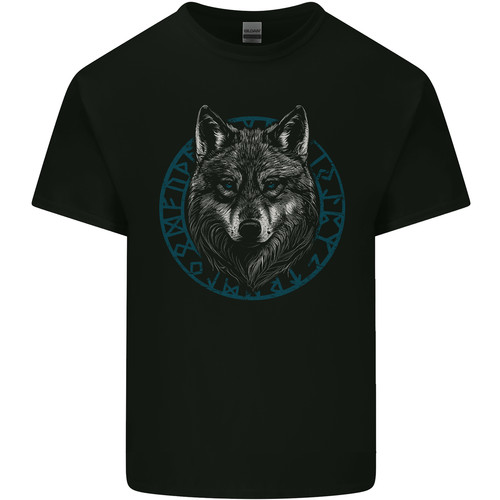 Wolf viking symbols text - in,