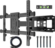 BONTEC TV Wall Bracket for 32-85 Inch LED LCD, Swivel Tilt TV Wall Mount Full Mo