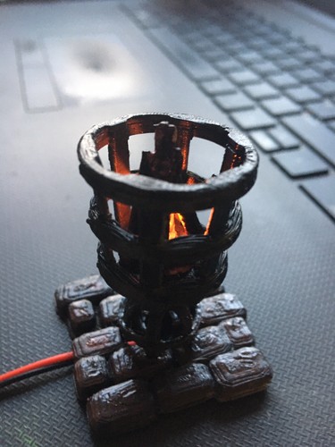 16mm scale model - , brazier