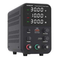 DC Power Supply 0-30V,0-10A Adjustable, Switching Power Supply, Mini High With