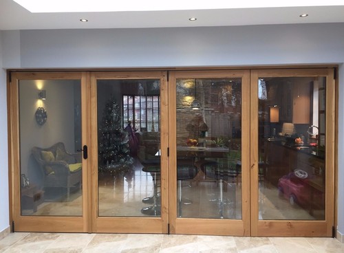 Solid oak hardwood folding - hardwood, bi-folding