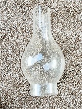 VINTAGE CLEAR GLASS OIL LAMP