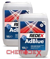 2 x 10L Redex Adblue with Easy