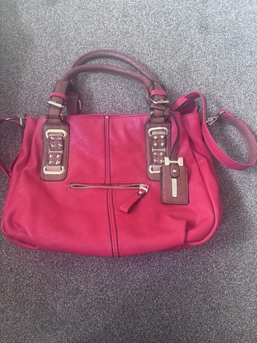 Pavers ladies handbag red new - ladies,