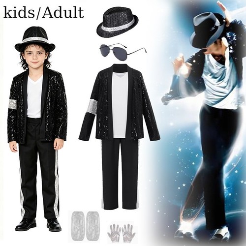 Adult kids sequin costume set - sequin,