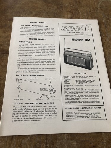 Brc service manual - manual, model
