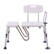 Tub Transfer Bench Bathtub Shower Seat for Senior Height Adjustable CHECK DESC