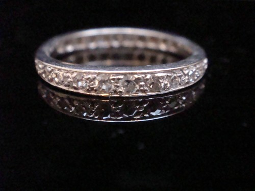 Edwardian 18ct diamond - edwardian,