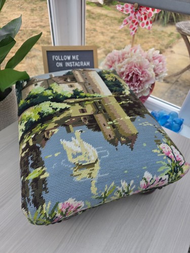 Vintage needlepoint tapestry - vintage,