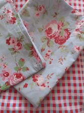 Cath Kidston/ikea Rosali Cotton Pillow Cases X 2 Blue Background