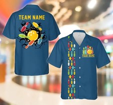 Personalized Name Bowling Hawaiian Shirt, Custom Bowling