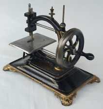 Antique 1880's Guhl & Harbeck's Original Express Chain Stitch Sewing Machine 