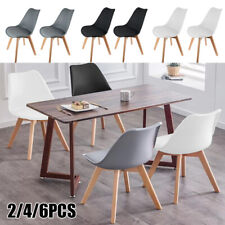2/4/6PCS Dining Chairs Designer Chairs Wooden Home Office Commercial UK SELLER