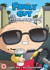 Family Guy: Season Seventeen DVD (2017) Seth MacFarlane cert 15 3 discs