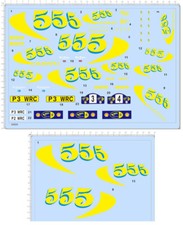 1/10 Decals SUBARU Impreza WRC