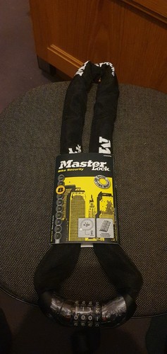 Bike security chain unopened - security,