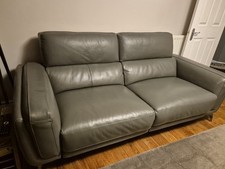 Leather Sofa Power Recliner