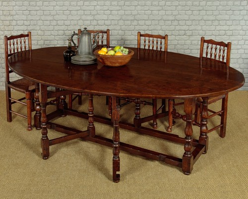 Large georgian style oak - georgian, drop