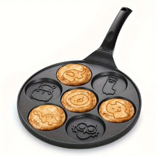 7 Holes Pancake Pan Non-stick
