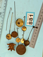 clock makers Job Lot Miniature pendulums VERY small clock Pendulums lots pics