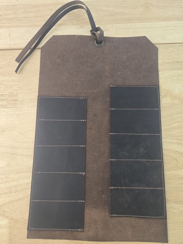 Leather tool roll - tool, up