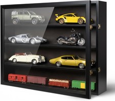 Car Display Case Black 8 Slot
