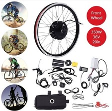 E-Bike Conversion Kit 20" 350W 36V Front Wheel Motor Upgrade Kit