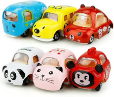 Little Car Set Pink Toy Car Girls Gift Little Vehicles Mini Die-Cast Cars for Ki