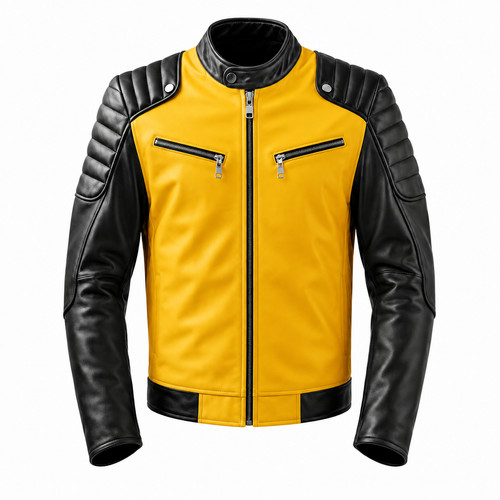Men yellow leather - men's,