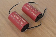2 X JANTZEN AUDIO SUPERIOR Z-CAP POLYPROPYLENE 2.2uF, 800V dc CAPACITORS