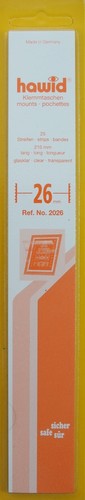 Hawid stamp mounts 210x26mm - mounts,