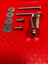 Metal leg shield - bolts, and
