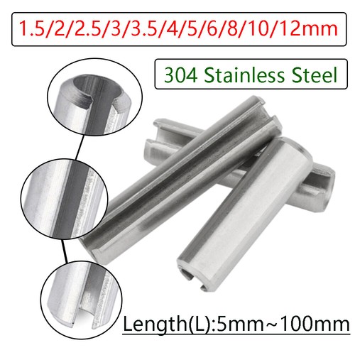 Stainless steel slotted spring - steel,
