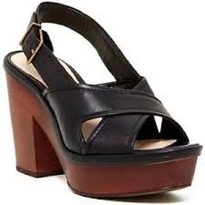 $275 Pour la victoire pabla dress sandal, Black, Size US 7.5