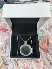 Genuine Medium Pandora Floating Locket Pendant And 45cm Chain