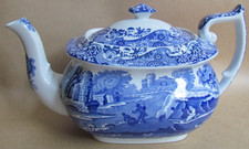 COPELAND SPODE'S ITALIAN PATTERN 2 PINT TEAPOT  CIRCA 1940 (12144)