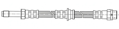 Flexible brake hose with