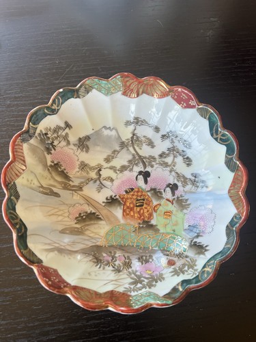 Vtg japanese satsuma - vtg., signed