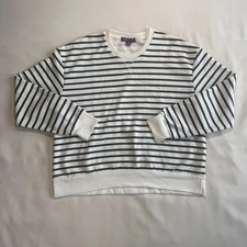 Primark navy white striped