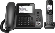 Panasonic KX-TGF320 Corded and Cordless Home office Telephone Kit with... 