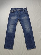 Men's Diesel Larkee Relaxed W34 L32.5 Straight Leg Wash Blue