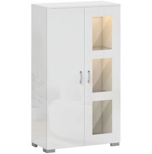 HOMCOM Cabinet with Glass