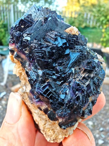 Blue john fluorite raw - john, crystal